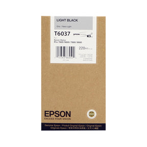Cartouche Jet d'encre de Marque Epson T6037 Gris (220ml)