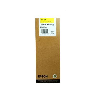 Cartouche Jet d'encre de Marque Epson T6064 Yellow  (220ml)