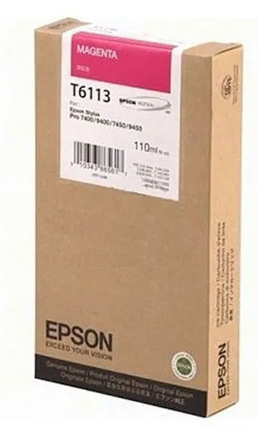 Cartouche de Marque Epson T6113 Magenta (220ml)