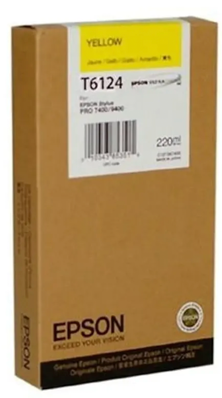 Cartouche de Marque Epson T6124 Yellow (220ml)