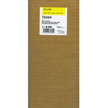 Cartouche d'encre de Marque Epson T6364 Yellow ULTRACHROME HDR (700ml)