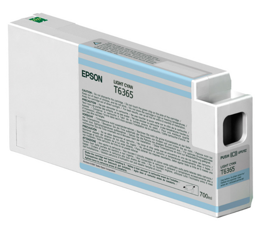 Cartouche Jet d'encre de Marque Epson T6365 Cyan Clair ULTRACHROME HDR (700ml)