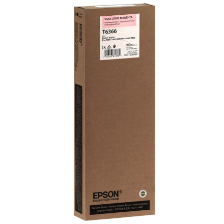 Cartouche Jet d'encre de Marque Epson T6366 Magenta Clair ULTRACHROME HDR (700ml)