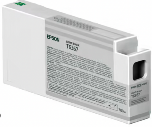 Cartouche Jet d'encre de Marque Epson T6367 Gris ULTRACHROME HDR (700ml)