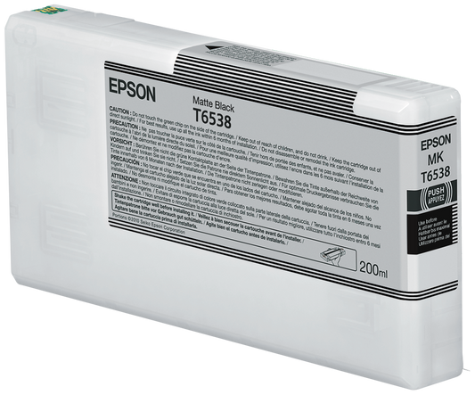 Cartouche Jet d'encre de Marque Epson T6538 Black Mat (200ml)