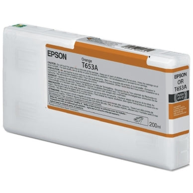 Cartouche Jet d'encre de Marque Epson T653A ORANGE (200ml)