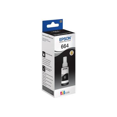 Flacon d'encre de Marque Epson T6641 Noire (70ml - 6500 pages)