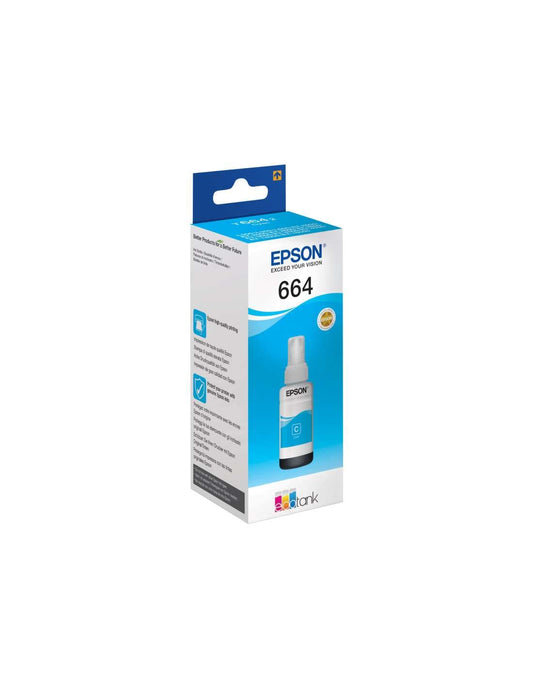 Flacon d'encre de Marque Epson T6642 Cyan (70ml - 6500 pages)