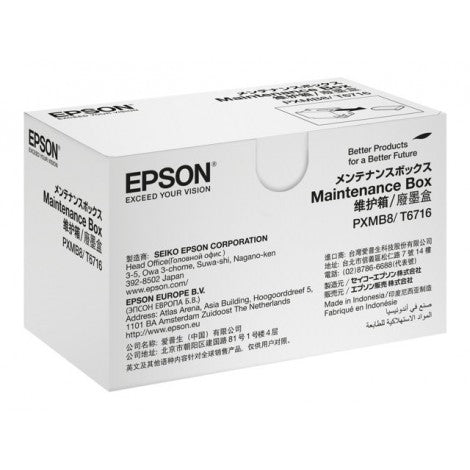 Boîte de maintenance de Marque Epson T6716 - Noir - (50000pages) - collecteur d'encre Usagé - pour WorkForce Pro WF-C5290