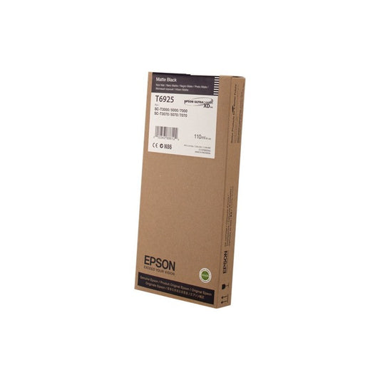 Cartouche Jet d'encre de Marque Epson T6925 UltraChrome XD Black Mate (110ml)