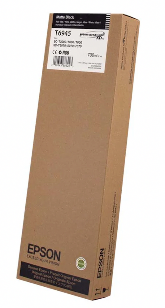 Cartouche Jet d'encre de Marque Epson T6945 UltraChrome XD Black Mate (700ml)