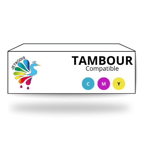 LOT de Tambour 3 Couleurss (drum) Compatible Canon C-EXV 29DRUMCYM (2779B003) (1 Cyan + 1 Magenta + 1 Jaune) - 59000 copies