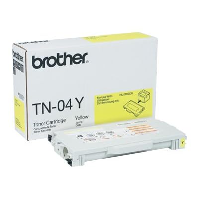 Cartouche Laser de Marque BROTHERTN04Y Yellow (6600pages)