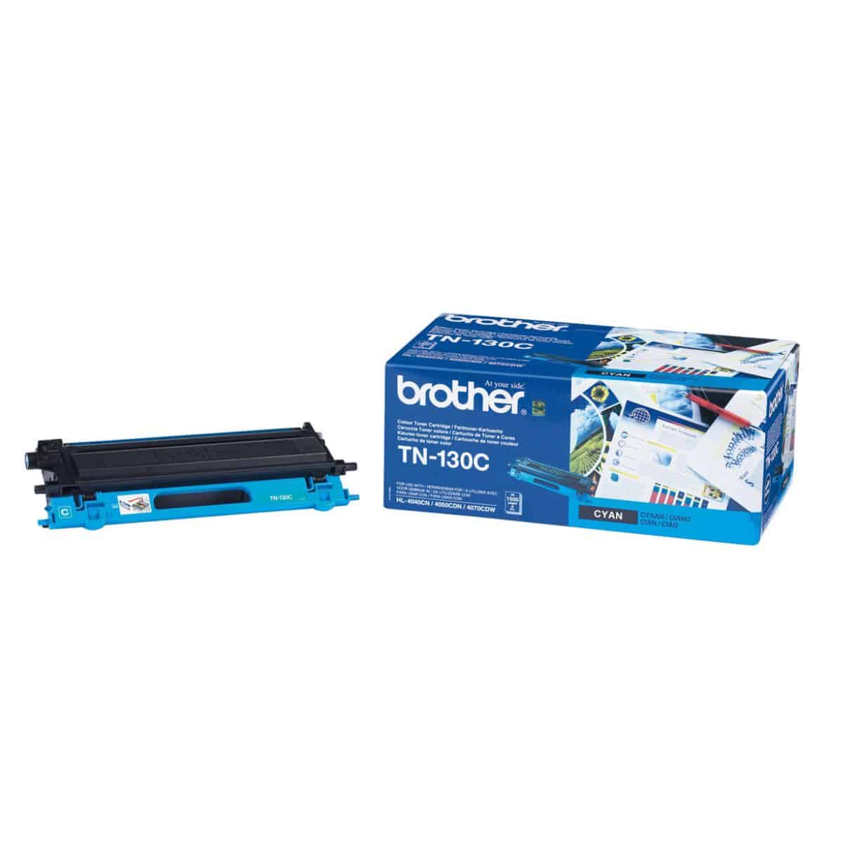 Cartouche Laser de Marque BROTHER TN130C Cyan (1500 pages)