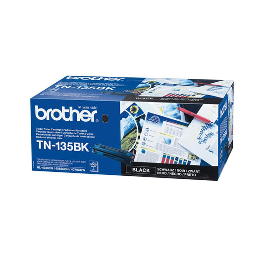 Cartouche Laser de Marque BROTHER TN135BK Noir (5000 pages)