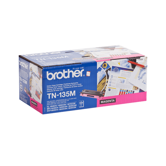 Cartouche Laser de Marque BROTHER TN135M Magenta (4000 pages)