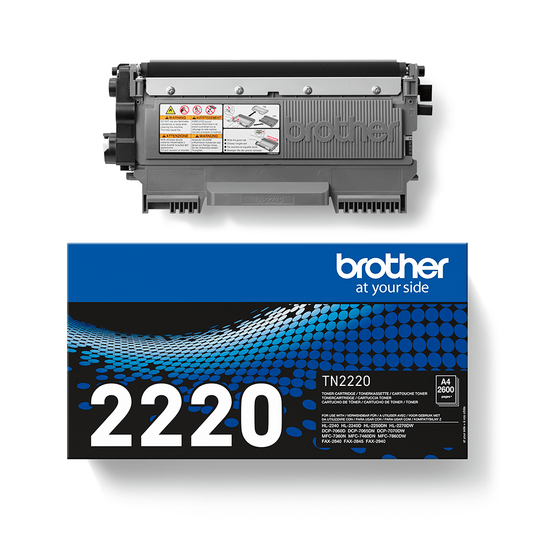 Cartouche Laser de Marque BROTHER TN2220 Noir (2 600 pages)