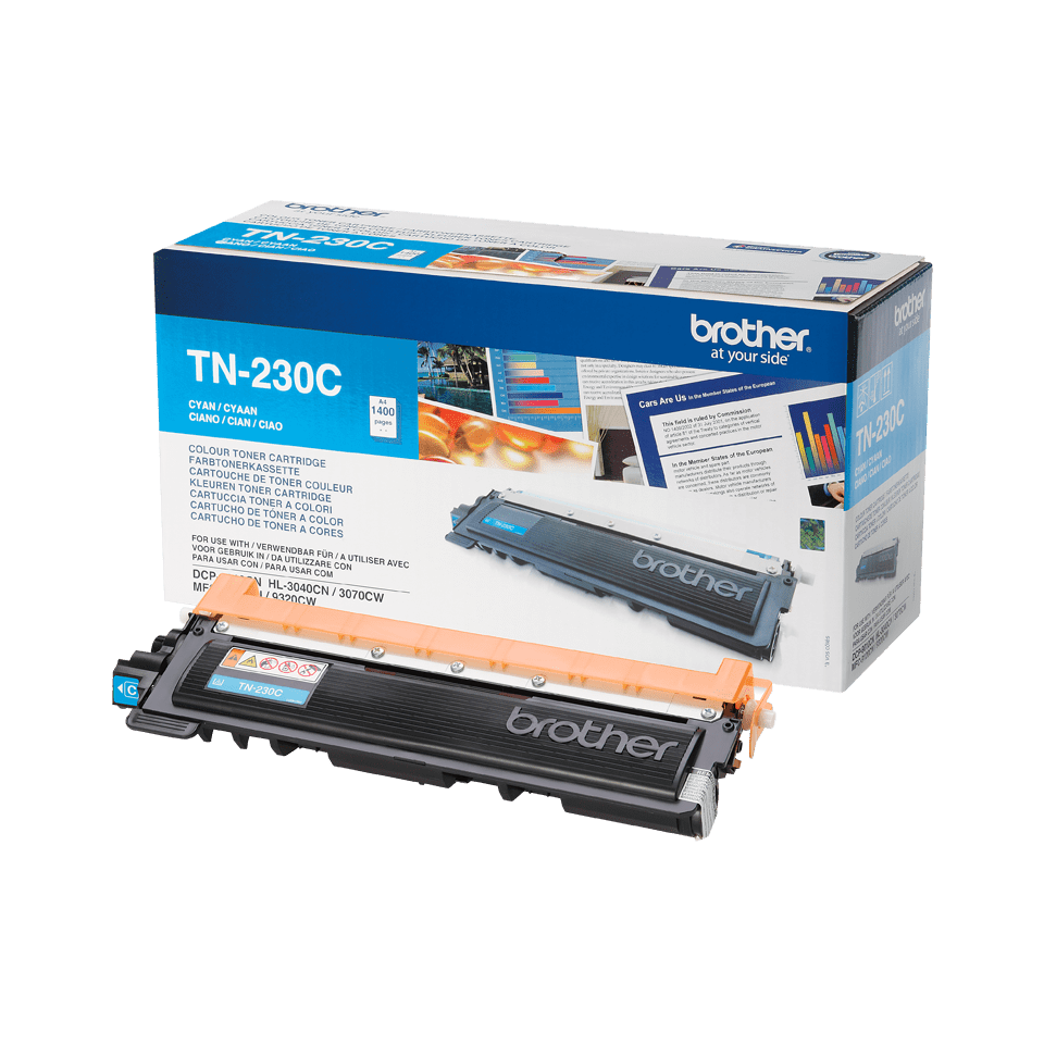 Cartouche Laser de Marque BROTHER TN230C Cyan (1500 pages)