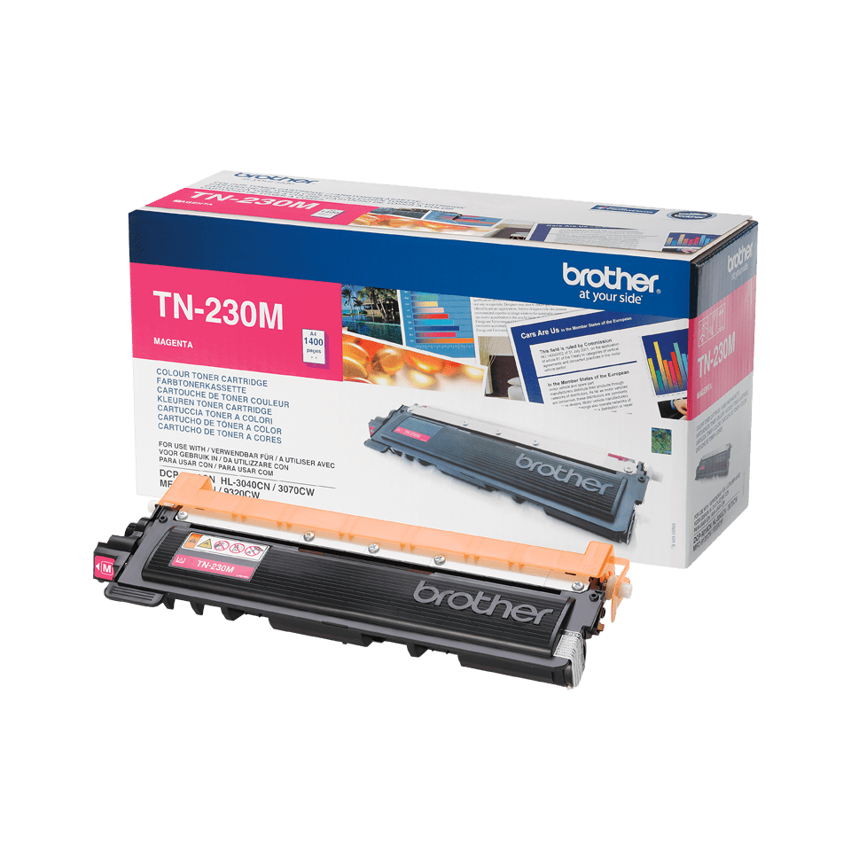 Cartouche Laser de Marque BROTHER TN230M Magenta (1 400 pages)