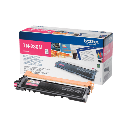 Cartouche Laser de Marque BROTHER TN230M Magenta (1 400 pages)