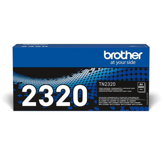 Cartouche Laser de Marque BROTHER TN2320 Noir (2 600 pages)