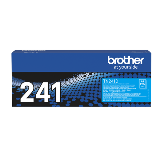 Cartouche Laser de Marque BROTHER TN241C Cyan (1 400 pages)