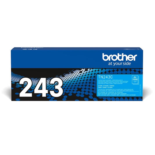 Cartouche Laser de Marque BROTHER TN243C Cyan (1 000 pages)