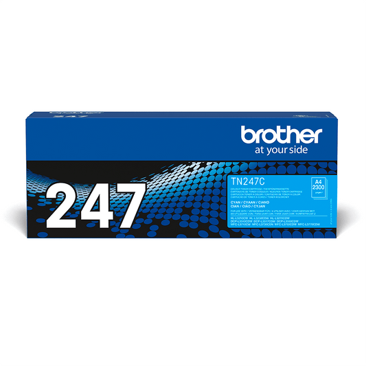 Cartouche Laser de Marque BROTHER TN247C Cyan (2 300 pages)