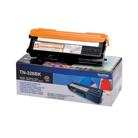 Cartouche Laser de Marque BROTHER TN328BK Noir (6 000 pages)