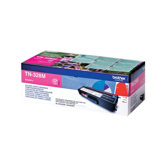 Cartouche Laser de Marque BROTHER TN328M Magenta (6 000 pages)