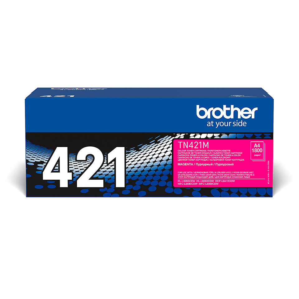 Cartouche Laser de Marque BROTHER TN421M Magenta (1 800 pages)