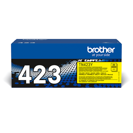 Cartouche Laser de Marque BROTHER TN423Y Yellow (4 000 pages)