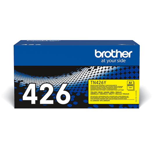 Cartouche Laser de Marque BROTHER TN426Y Yellow (9 000 pages)