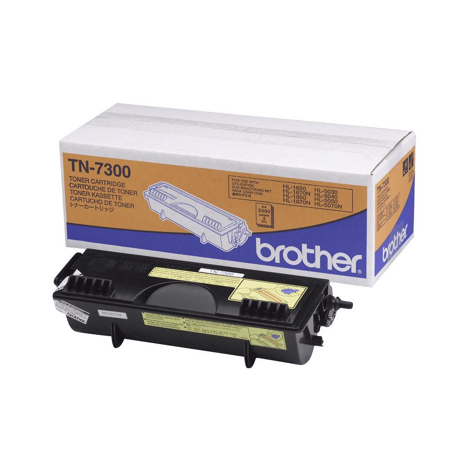 Cartouche Laser de Marque BROTHER TN7300 Noir (3300 pages)