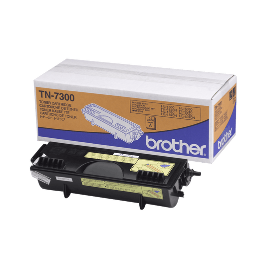 Cartouche Laser de Marque BROTHER TN7300 Noir (3300 pages)