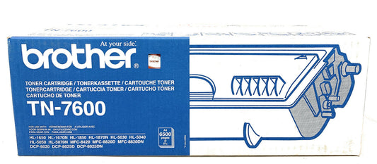 Cartouche Laser de Marque BROTHER  TN7600 Noir (6500pages)