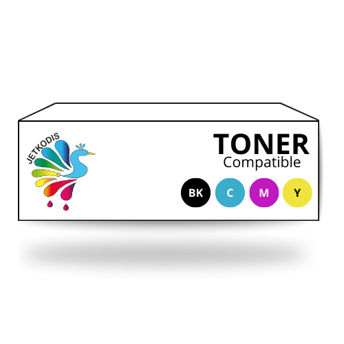 LOT de 4 Cartouches Laser Compatible Brother TN247BK + TN247C + TN247M + TN247Y (1 Noir + 1 Cyan + 1 Magenta + 1 Jaune) (3 000 pages + 3 x 2 300 pages)