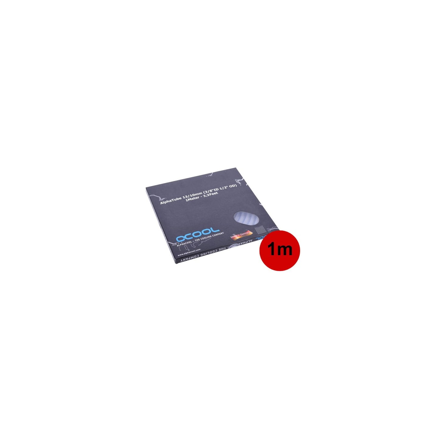 Tube pour Watercooling Alphacool AlphaTube HF 10/13mm 1m (Transparent)