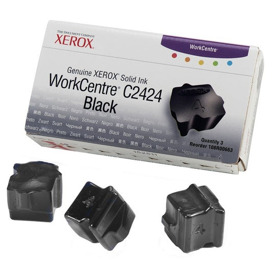 Encre Solide COLORSTIX de Marque Xerox 108R663 Noir (3400pages)