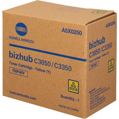 Cartouche Laser de Marque Konica Minolta BIZHUB TNP48Y Yellow haute Capacité (10 000pages)