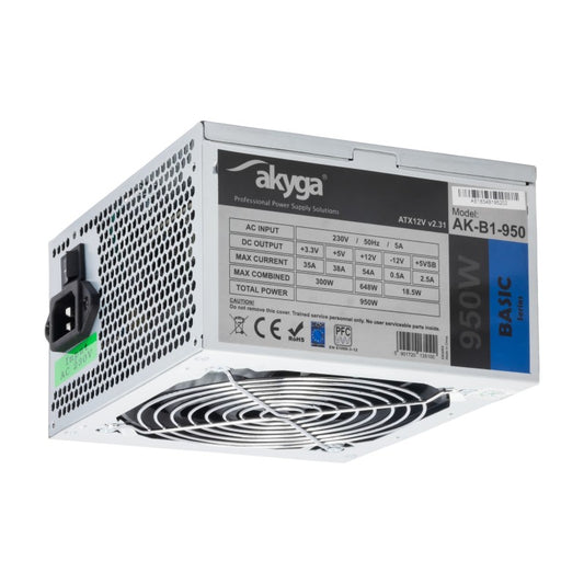 Alimentation ATX Akyga Basic AK-B1 - 950W (Gris)