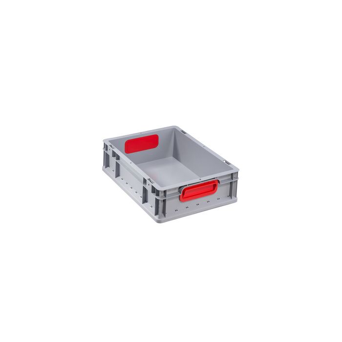 allit Bac de rangement ProfiPlus EuroBox 412, gris/rouge