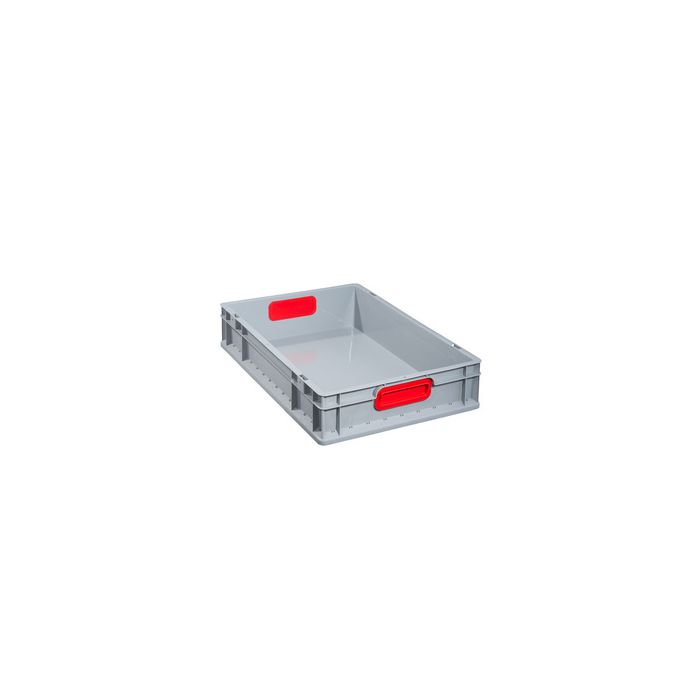allit Bac de rangement ProfiPlus EuroBox 612, gris/rouge