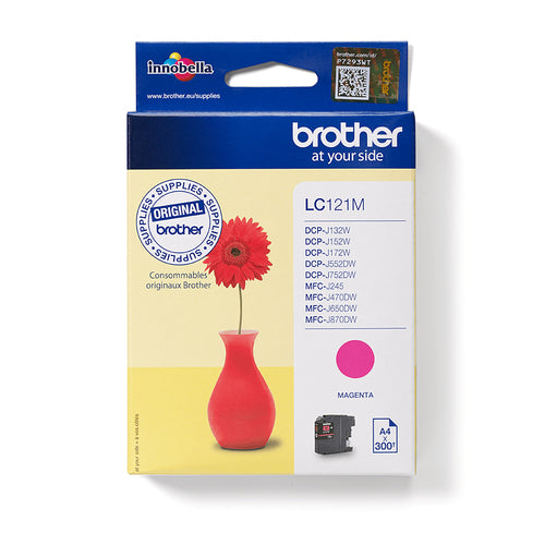 Cartouche d'origine Brother LC121M - magenta