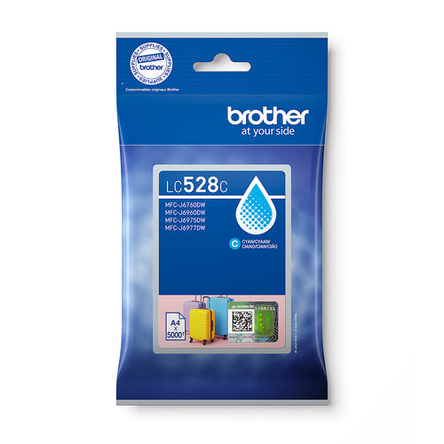 Cartouche compatible premium Brother LC528C - cyan