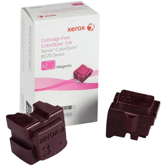 Lot de 2 bâtonnets de Marque Xerox 108R00932 Encre solide Magenta (4 400 pages)