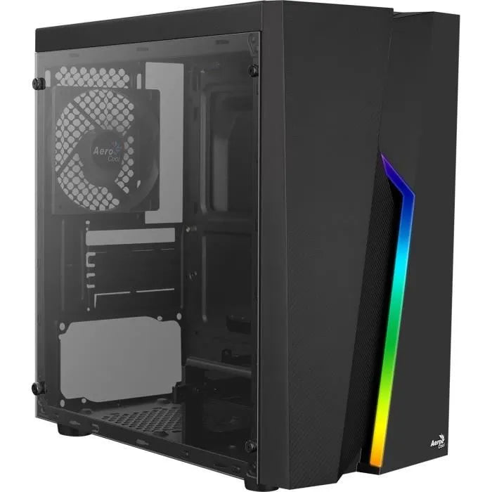 Boitier Mini Tour Micro ATX AeroCool Bolt Mini RGB avec panneau vitré (Noir)