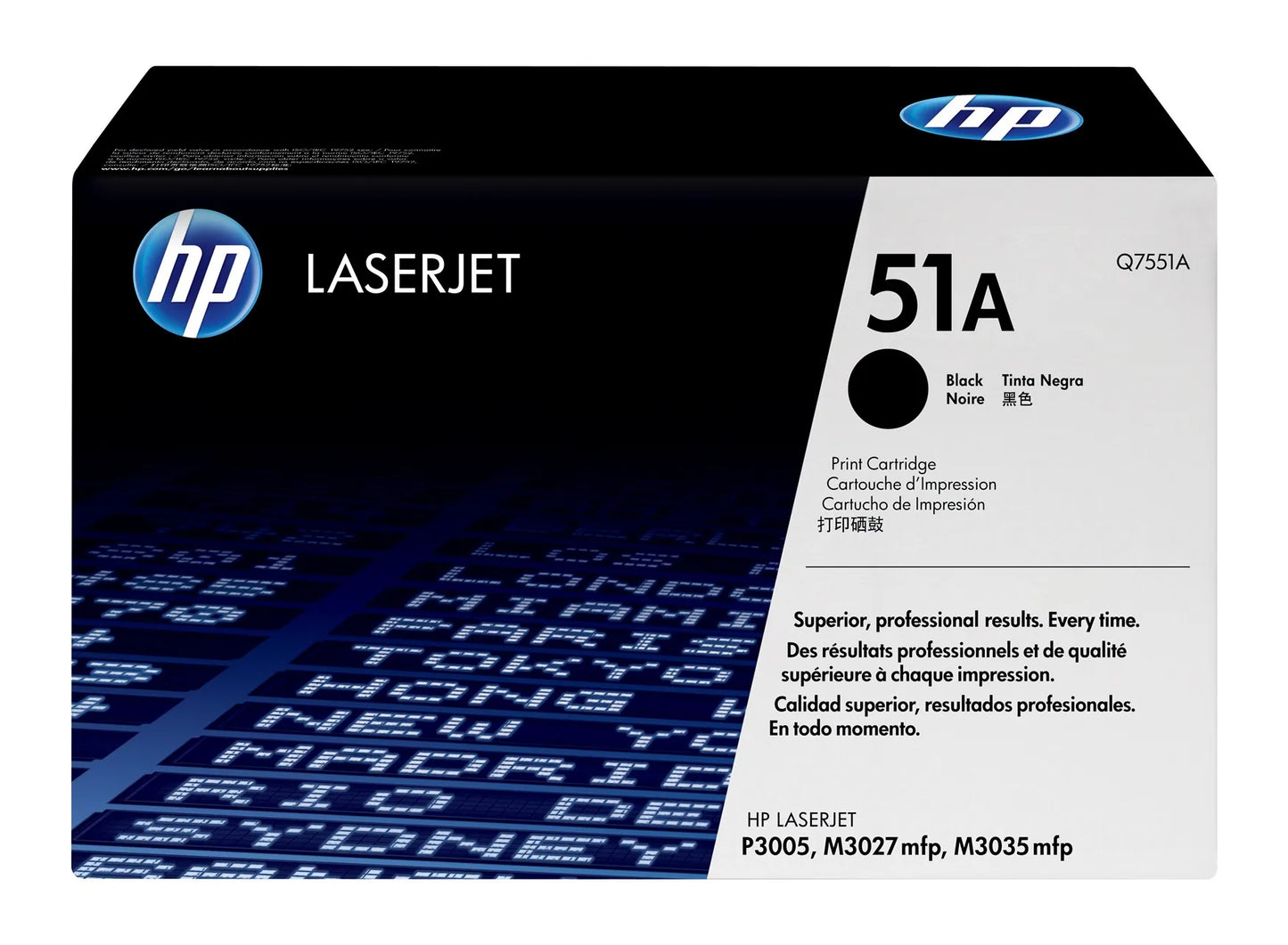 Cartouche Laser de marque HP Q7551A Noir 6500 copies