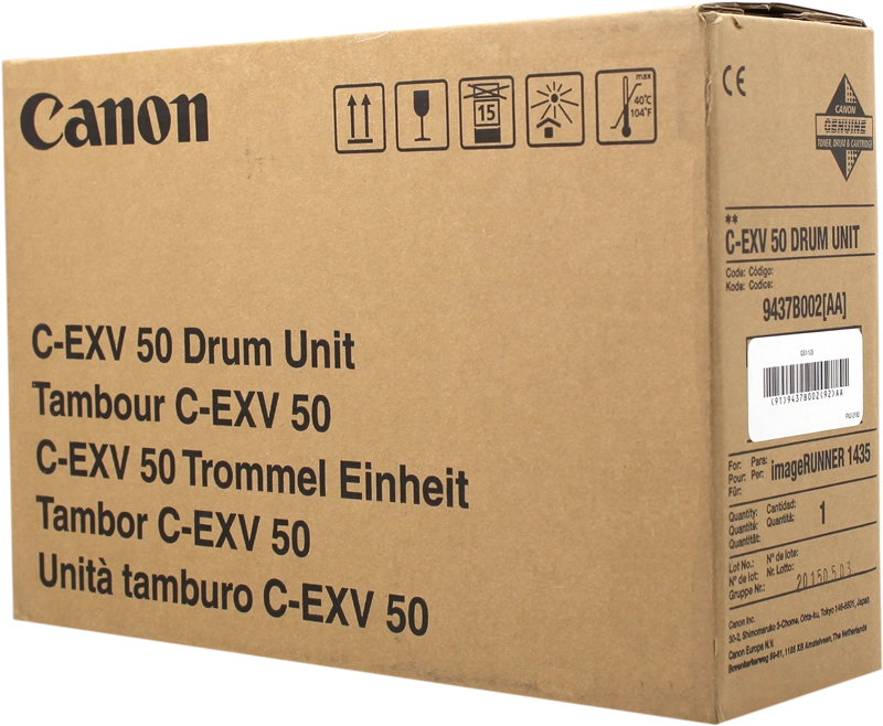 Tambour de Marque Canon C-EXV50DRUM (drum - Unité d'imagerie) Noir (35 500 pages)