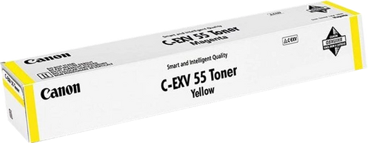 Cartouche Laser de Marque Canon C-EXV55Y (2185C002) de Toner Jaune (18 000 pages)